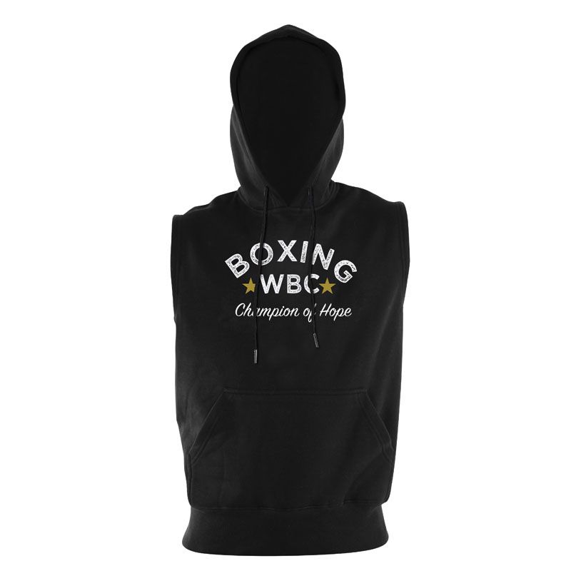 adidas Sleeveless Hoodie WBC Zwart Vechtsportonline